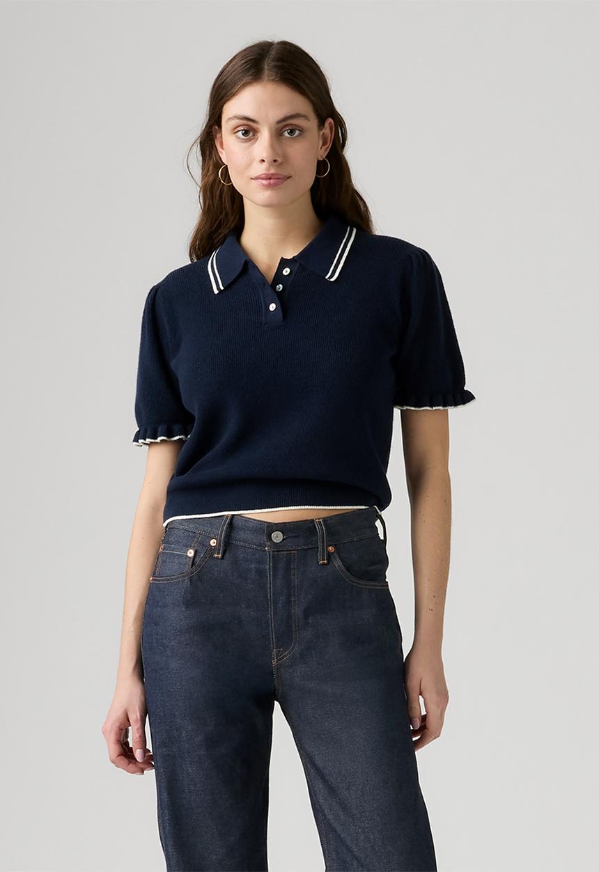 Levi’s® - Super Soft Summer Ss Polo - Navy Blazer / Egret Navy Blazer / Egret