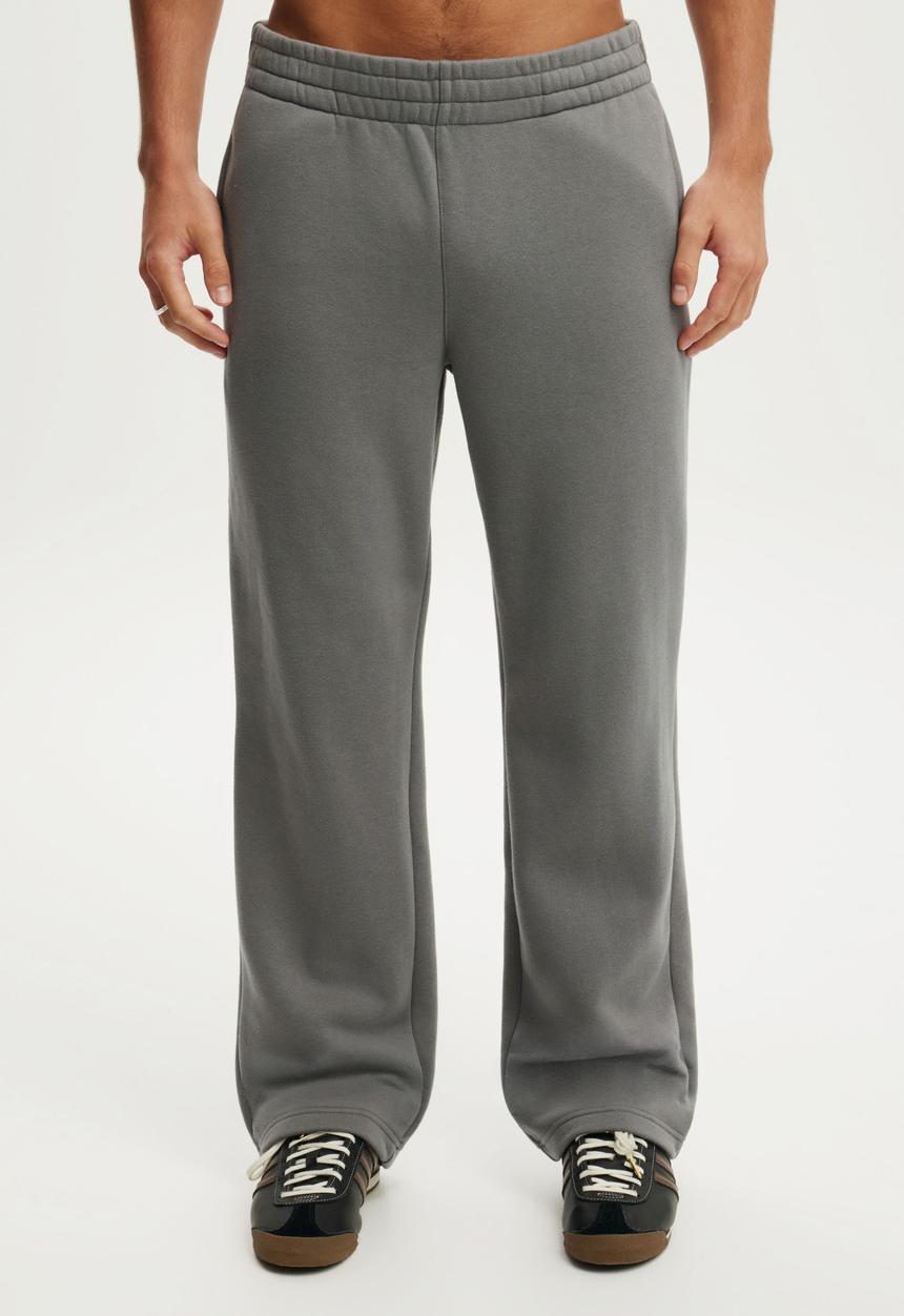 Cotton On - Baggy Track Pant - Slate Stone