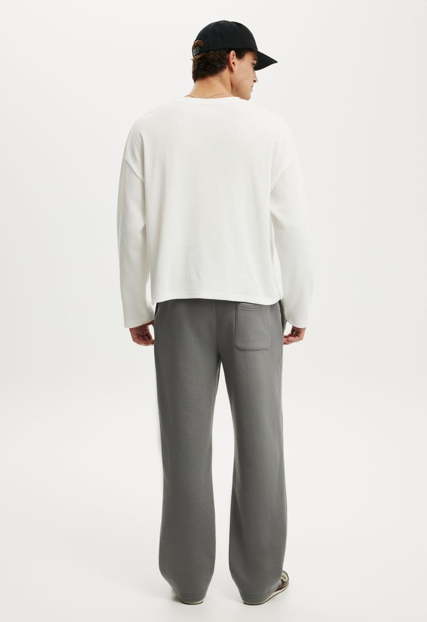 Cotton On - Baggy Track Pant - Slate Stone