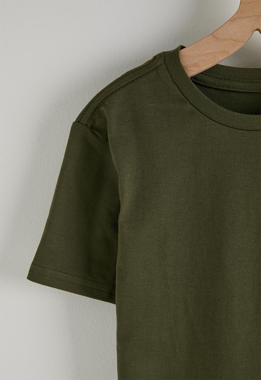 Pop Candy - Tee & short set - olive
