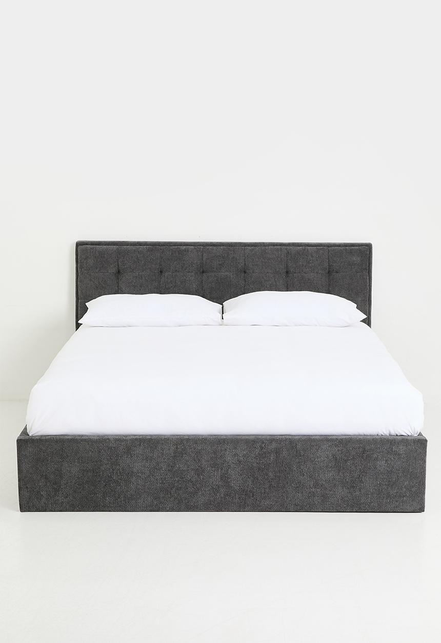 Sixth Floor - Kouva Upholstered Bed - Charcoal