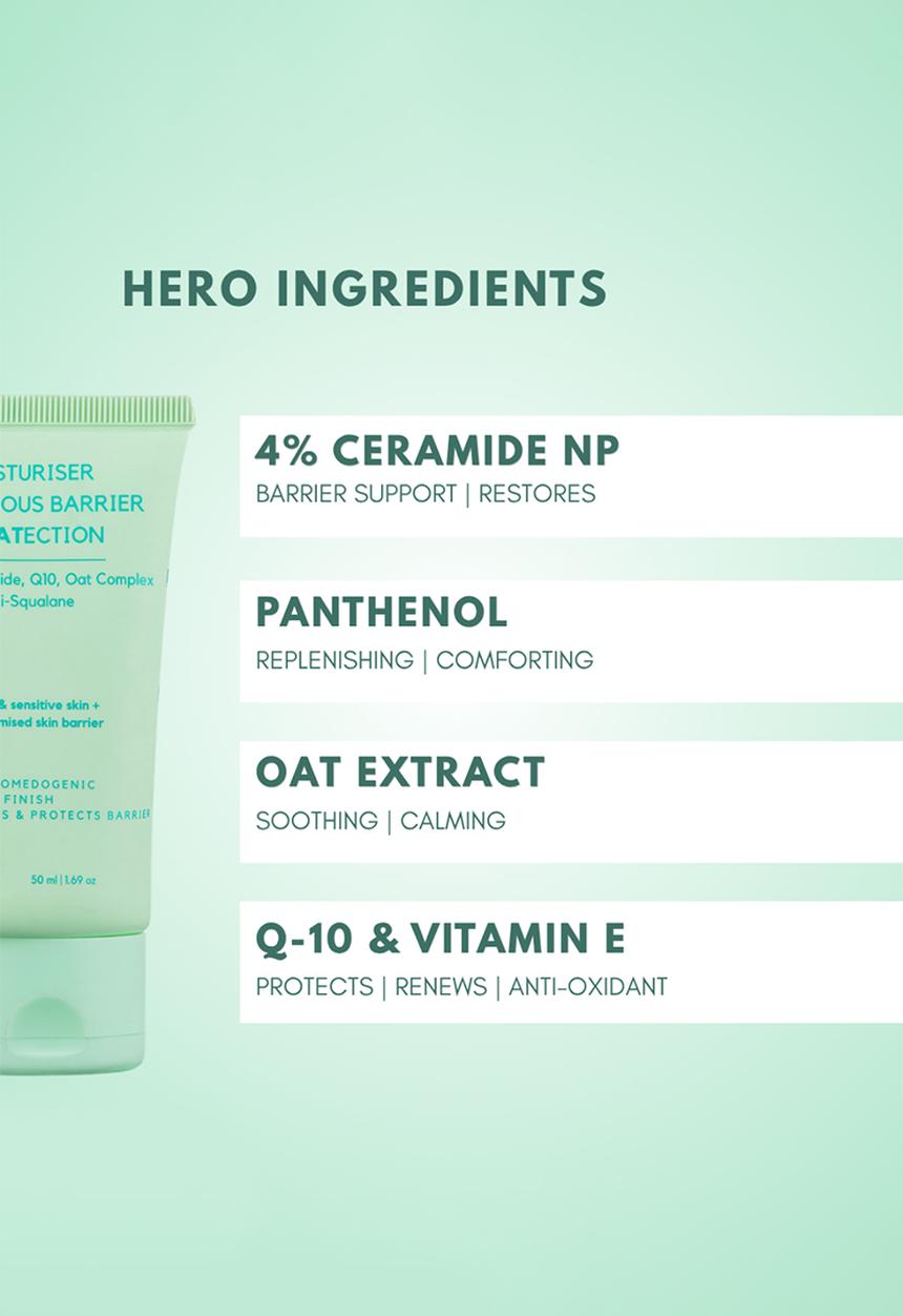 Standard Beauty - CERious Moisturiser with 4% Ceramide, Q10, Hemi-Squalane and Oat Extra