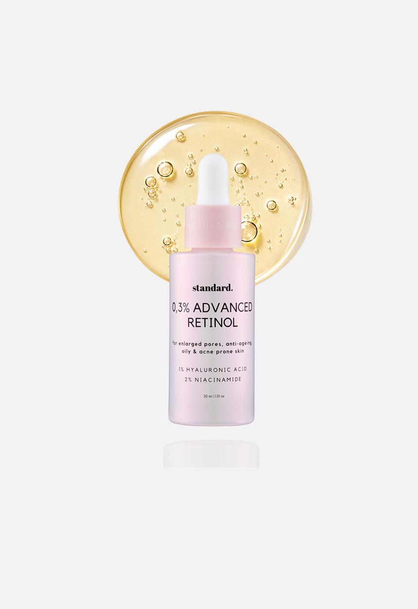 Standard Beauty - Advanced 0,3% Retinol with 1% Hyaluronic Acid & 2% Niacinamide