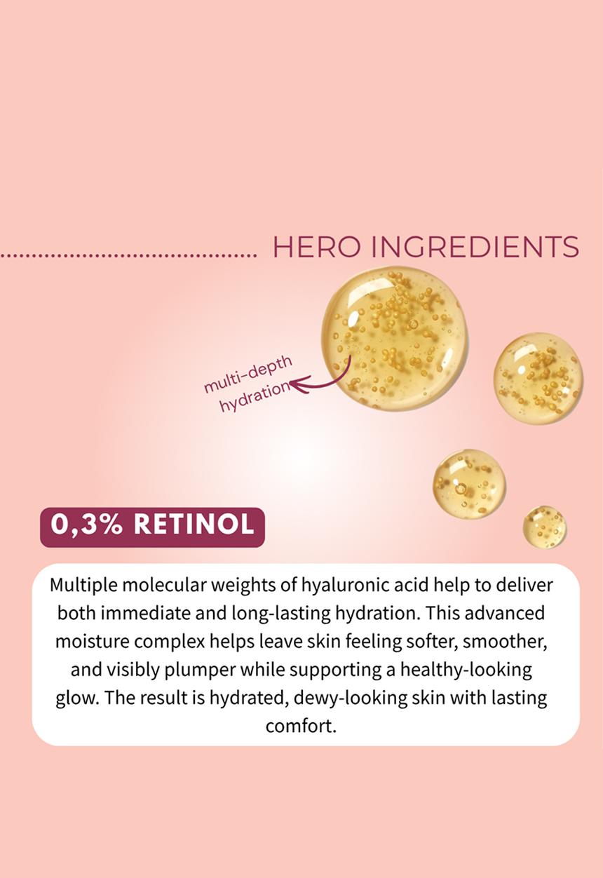 Standard Beauty - Advanced 0,3% Retinol with 1% Hyaluronic Acid & 2% Niacinamide