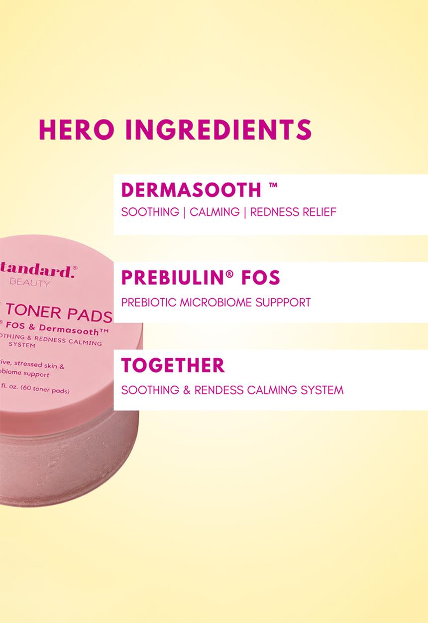 Standard Beauty - Milky Toner Pads with preBIULIN® & DermasoothTM