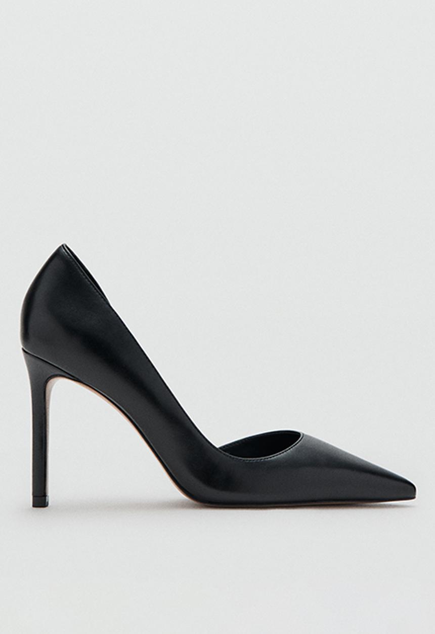 MANGO - Audreyp court heel - black