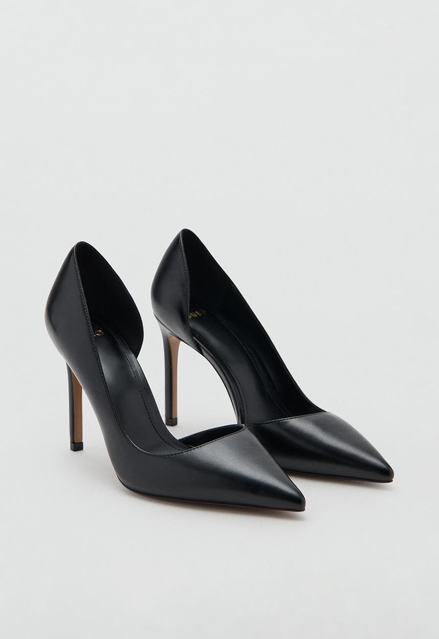 MANGO - Audreyp court heel - black