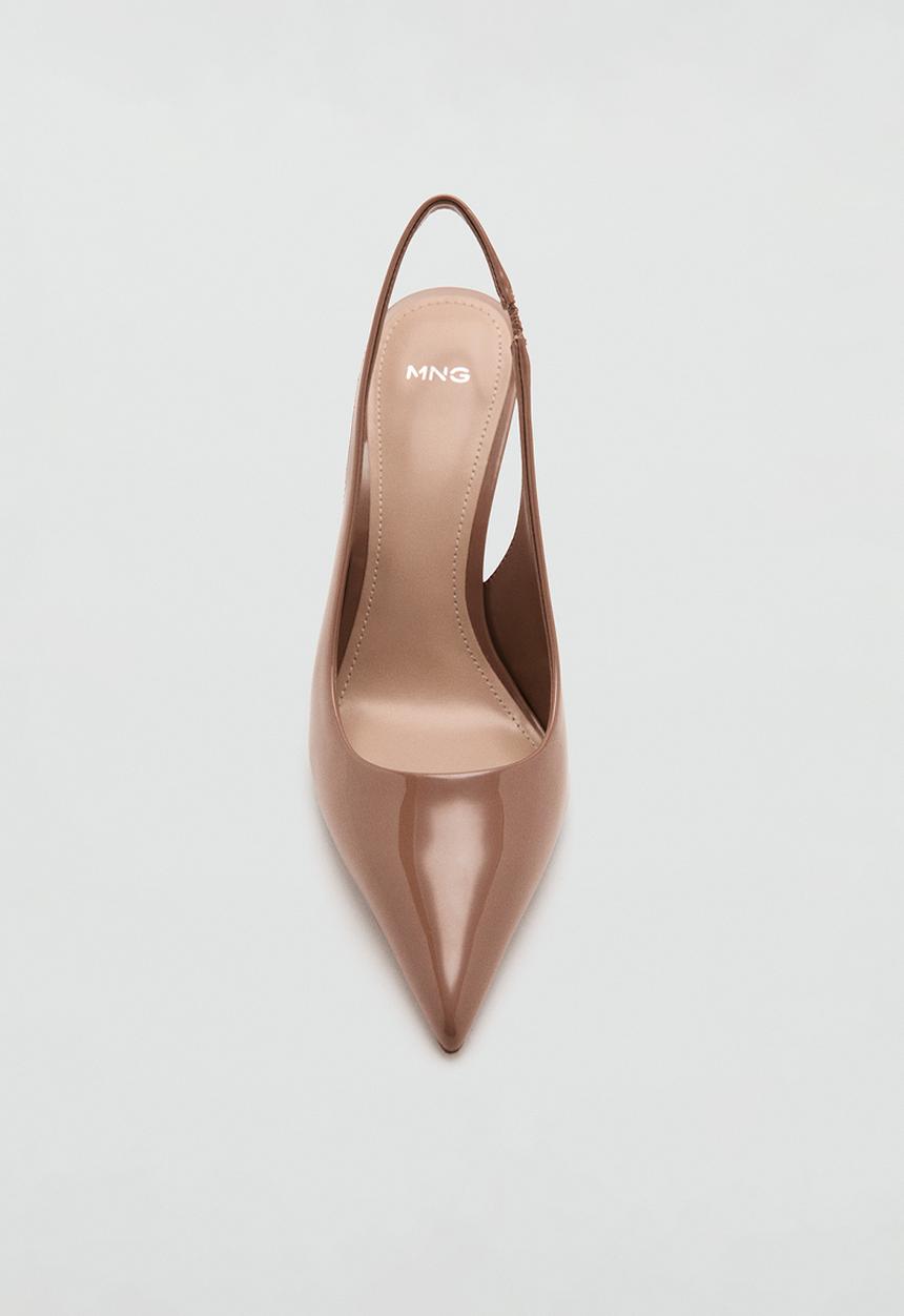 MANGO - Cuco slingback stiletto heel - light pastel pink