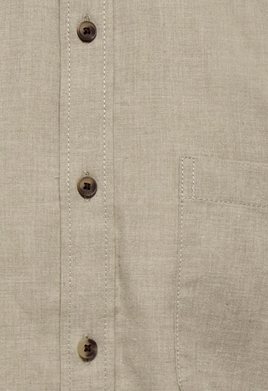 Only & Sons - Jupiter Reg Fit Long Sleeve Shirt - Chinchilla/Melange