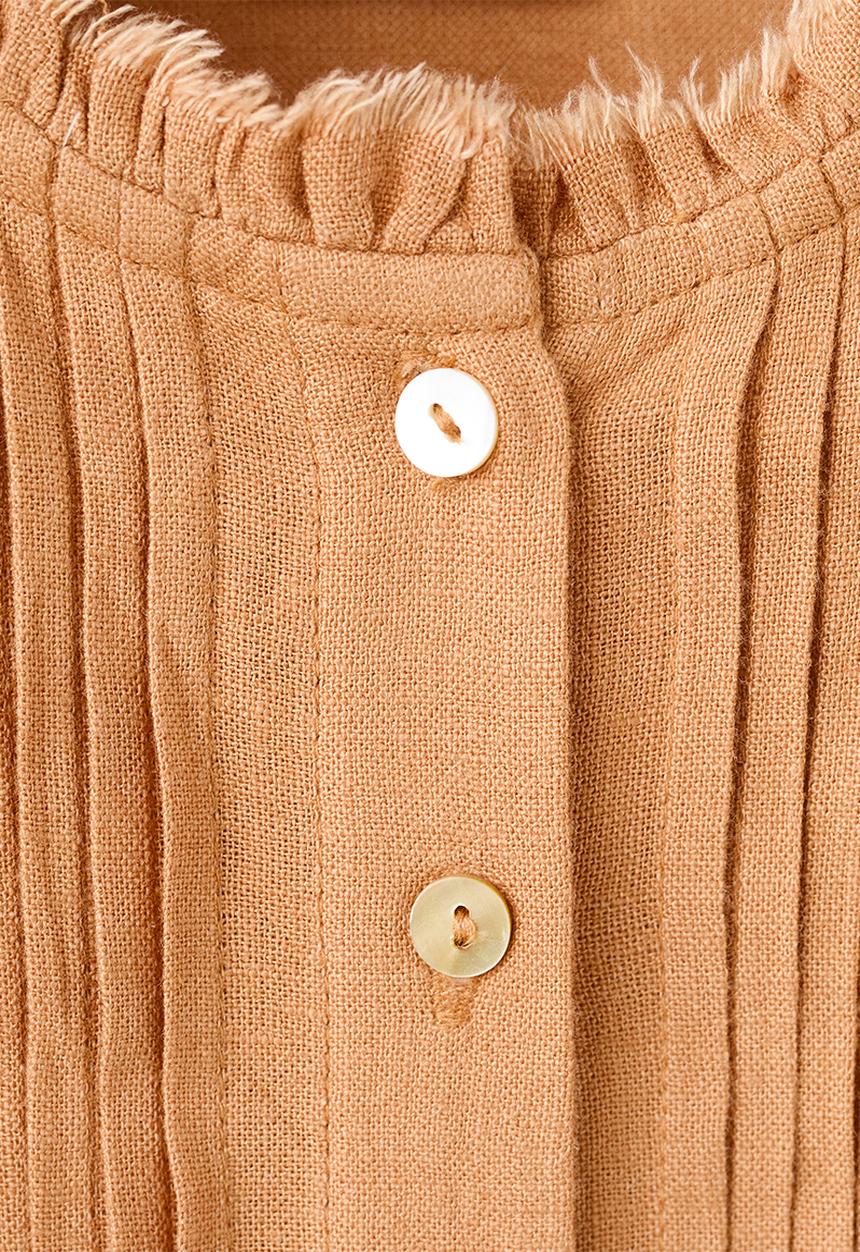 MANGO - Blouse Maraset - Medium Orange