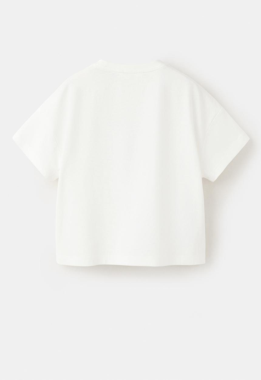 MANGO - T-Shirt Paris - Natural