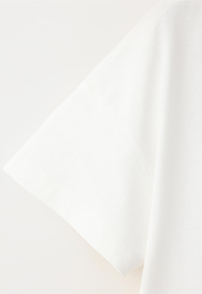 MANGO - T-Shirt Paris - Natural