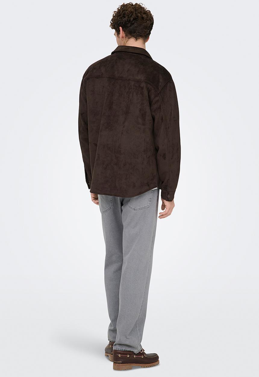 Only & Sons - Edge Straigh Box Tai DNM - Light Grey Denim