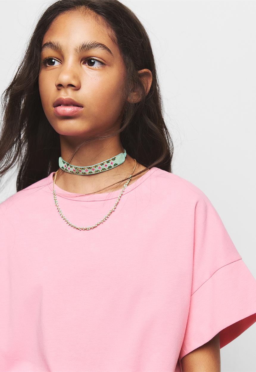 MANGO - T-Shirt Easy - Pink