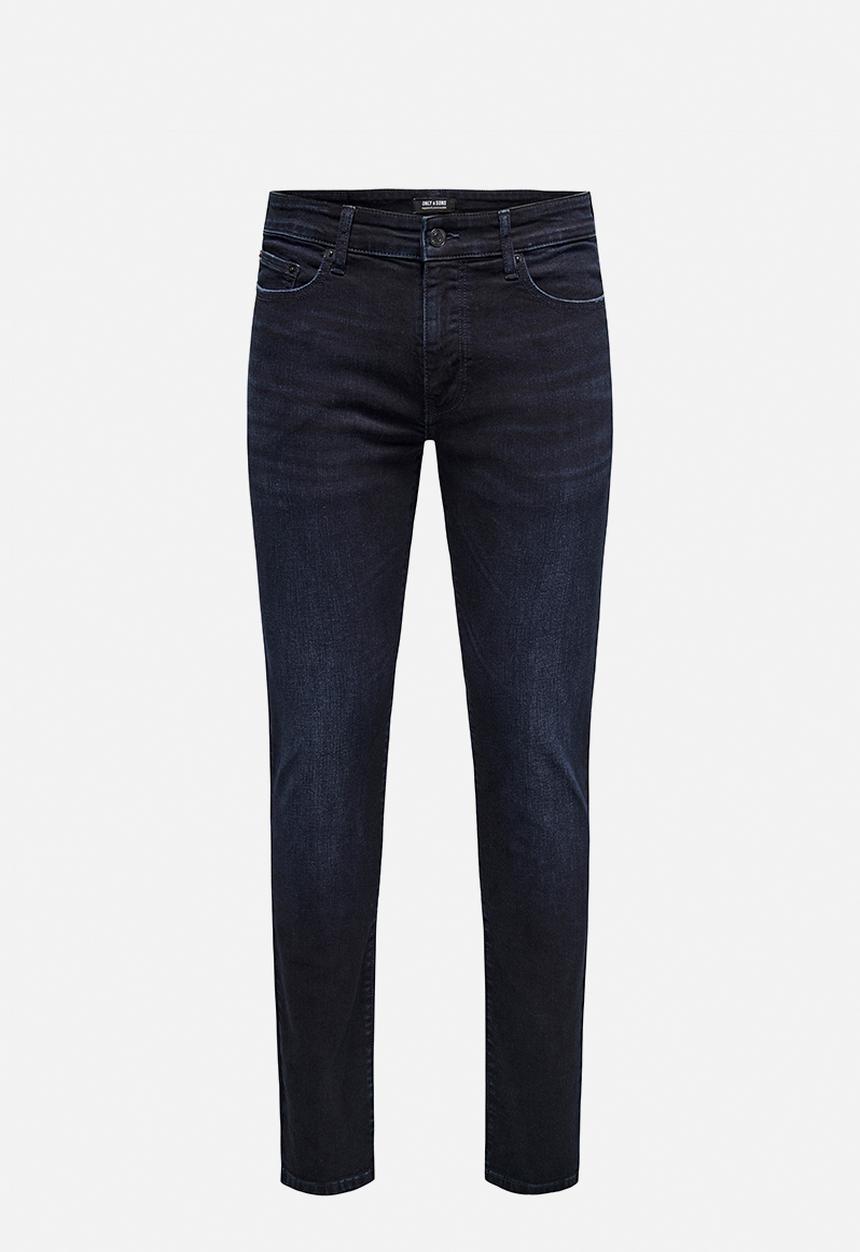 Only & Sons - loom Slim 5748 Ey Box Jeans - Blue Black Denim
