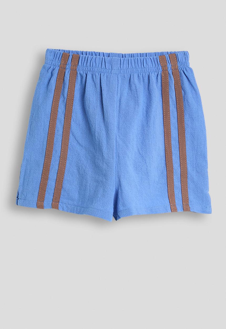 Cotton On - Avery Short - Blue Bonnet/Light Brown