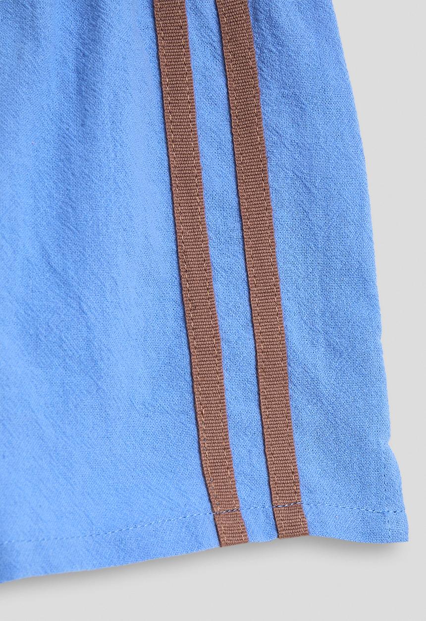 Cotton On - Avery Short - Blue Bonnet/Light Brown
