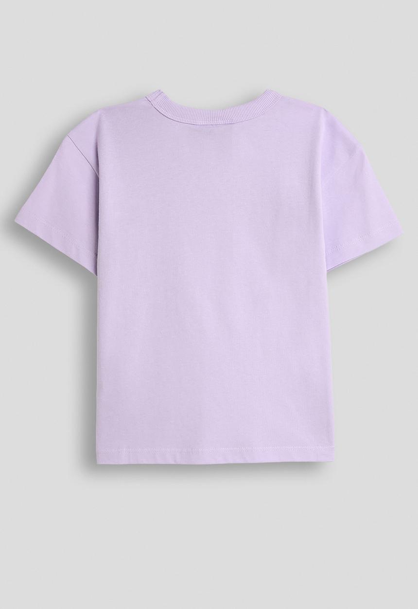 Cotton On - License Drop Shoulder Short Sleeve Tee - Lcn Bra Beabadoobee/Vintage Lilac