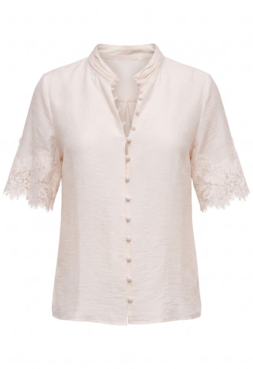 Forever New - Ana lace detail blouse - cream