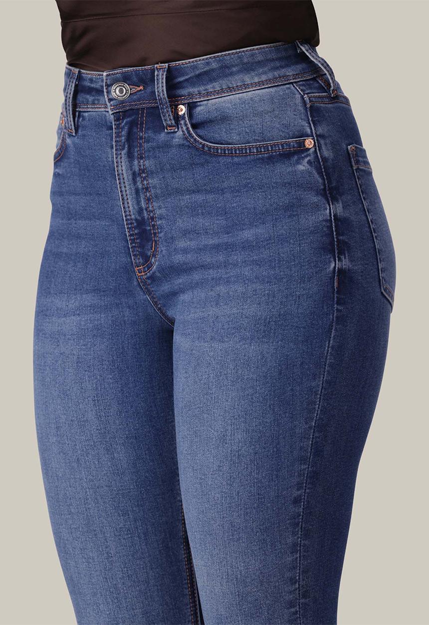 Forever New - Hayley high-rise sculpt skinny jeans - mid wash