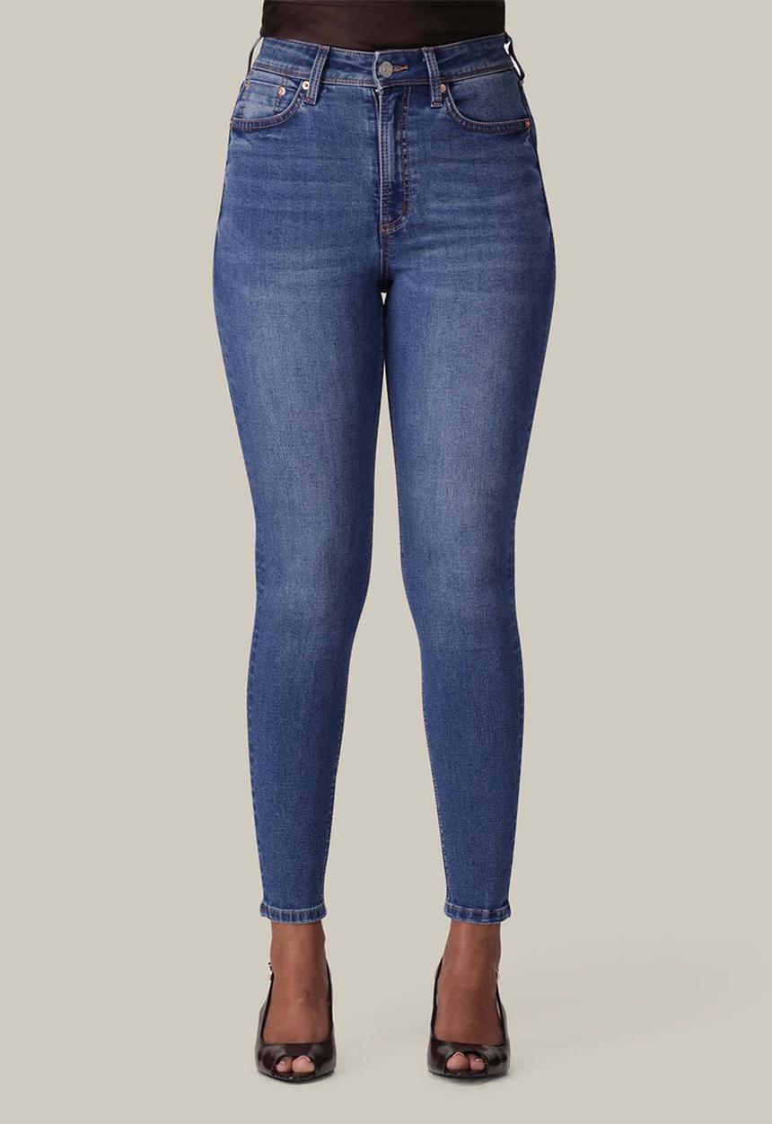 Forever New - Hayley high-rise sculpt skinny jeans - mid wash
