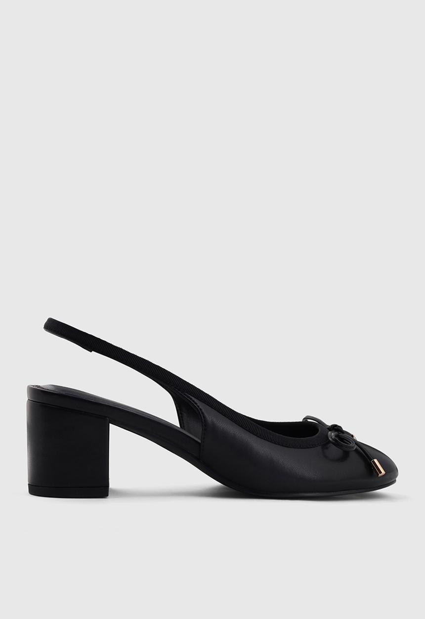 Forever New - Camryn block heel ballet shoe - black