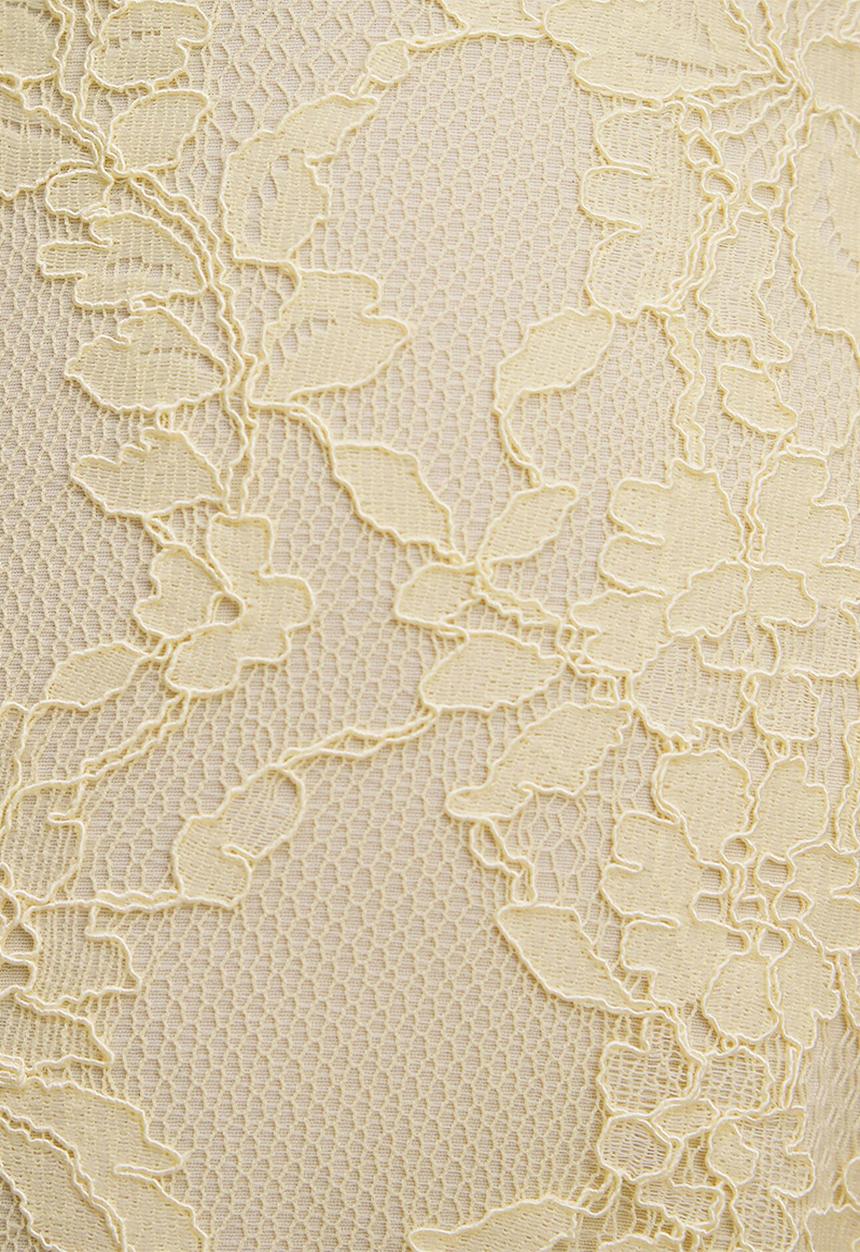 Forever New - Myla lace corset maxi dress - lemon