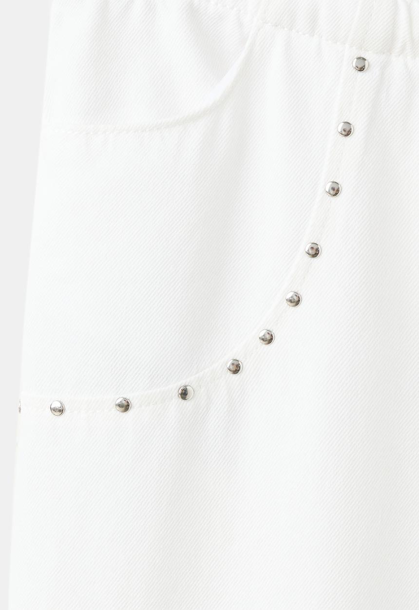 MANGO - Trousers Kataset - White