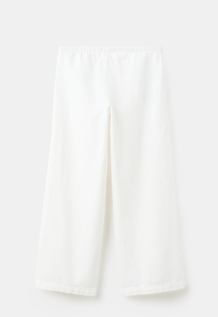 MANGO - Trousers Kataset - White