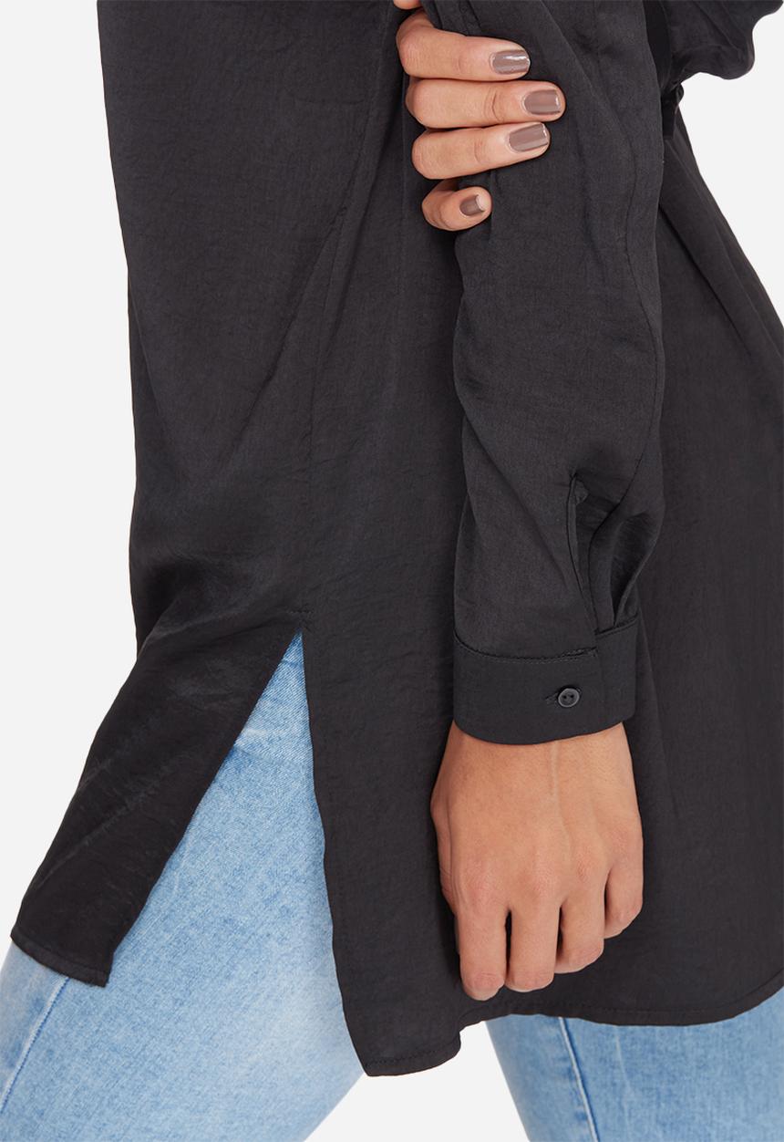 dailyfriday - Silky longer length shirt