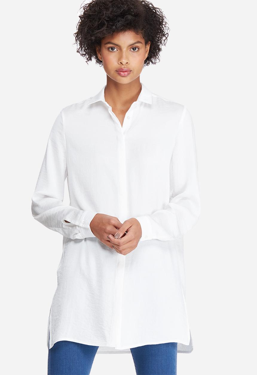 dailyfriday - Silky longer length shirt