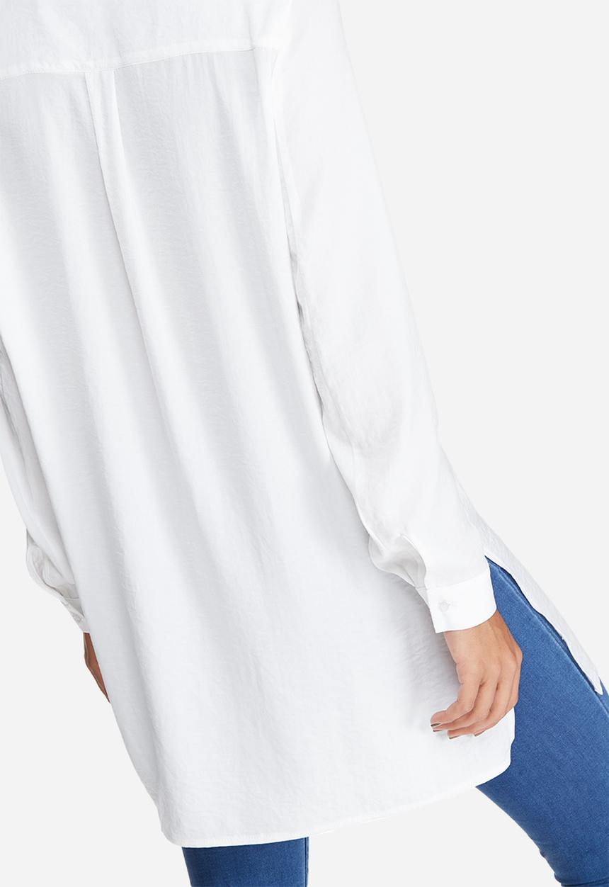 dailyfriday - Silky longer length shirt