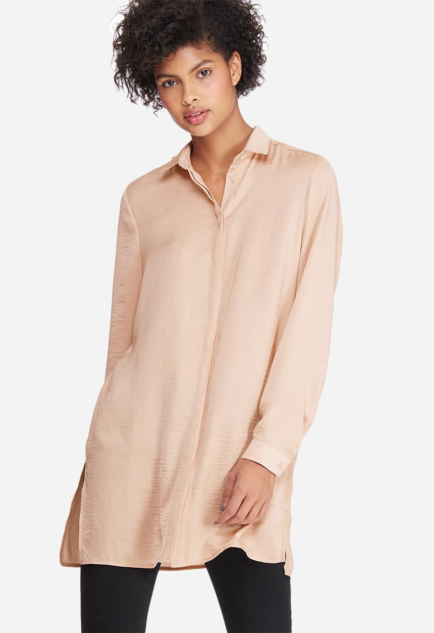 dailyfriday - Silky longer length shirt