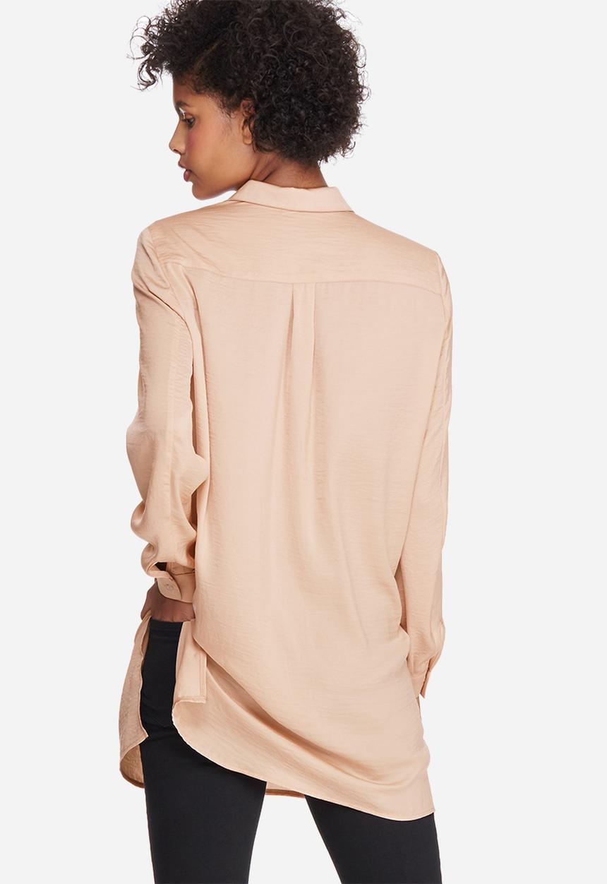 dailyfriday - Silky longer length shirt