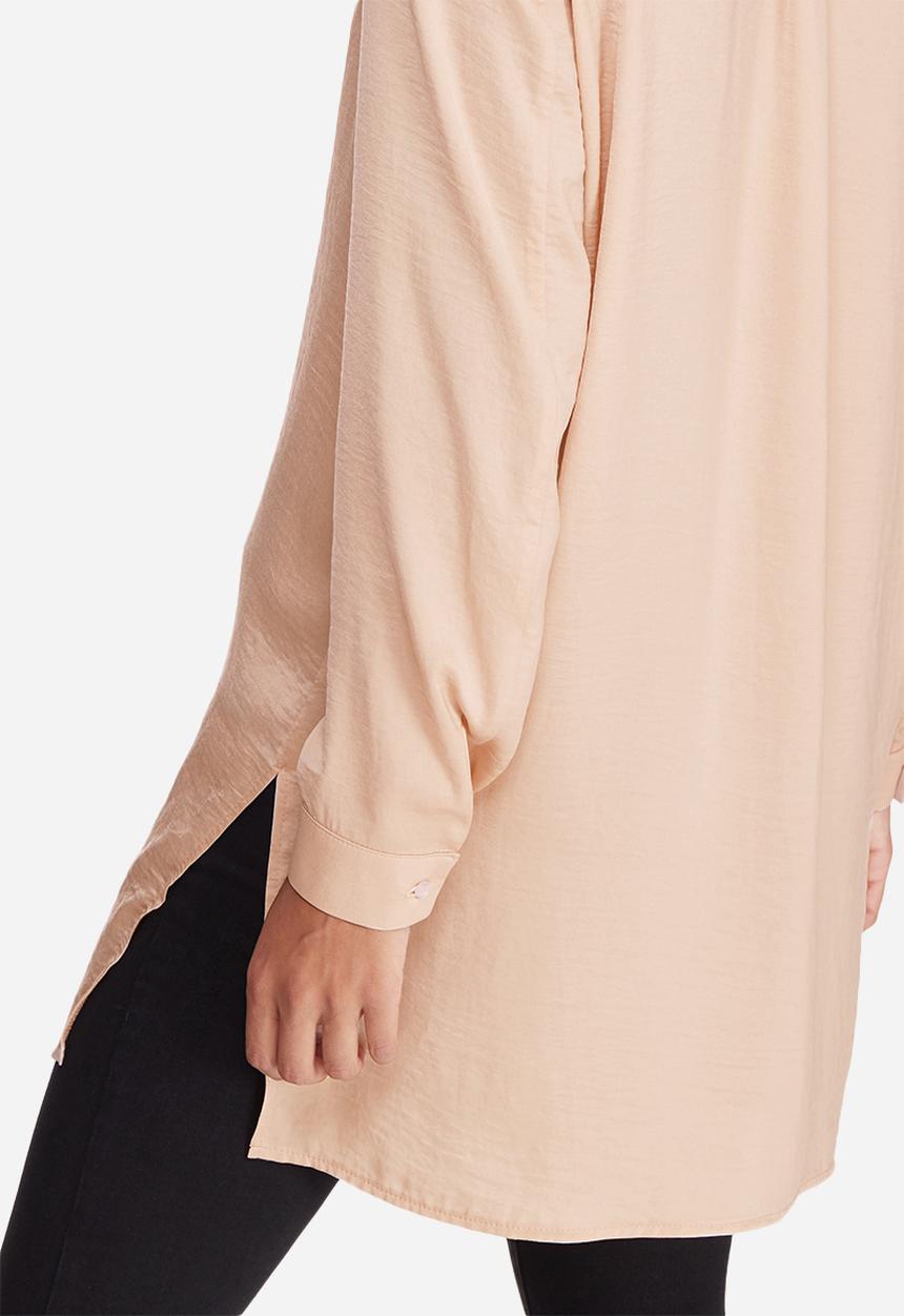 dailyfriday - Silky longer length shirt