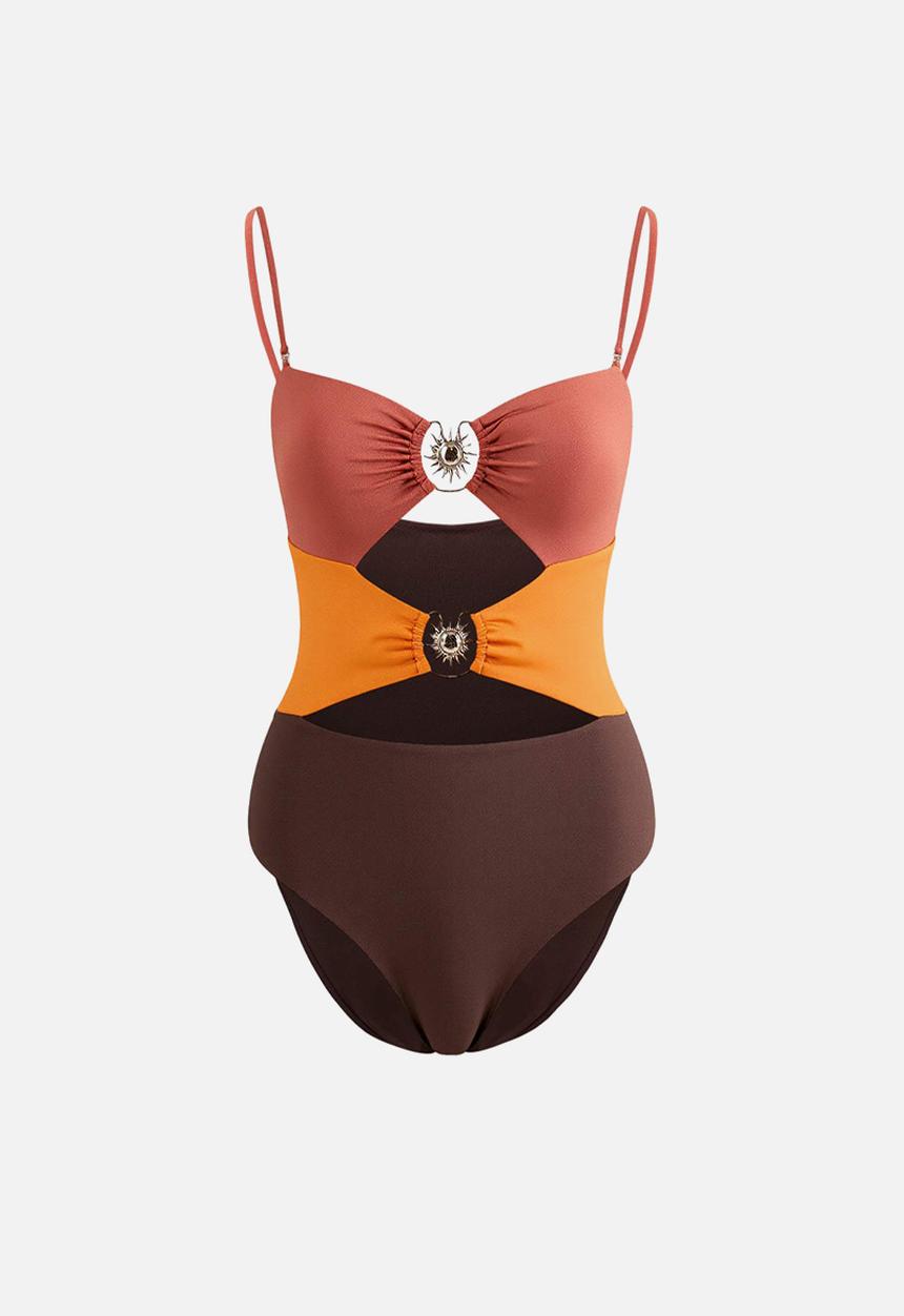 Trendyol - Color-blocked swimsuit - multicolor