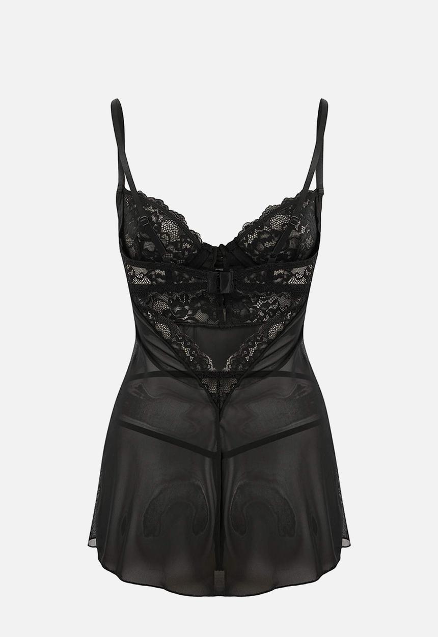 Trendyol - Tassel detailed babydoll - black