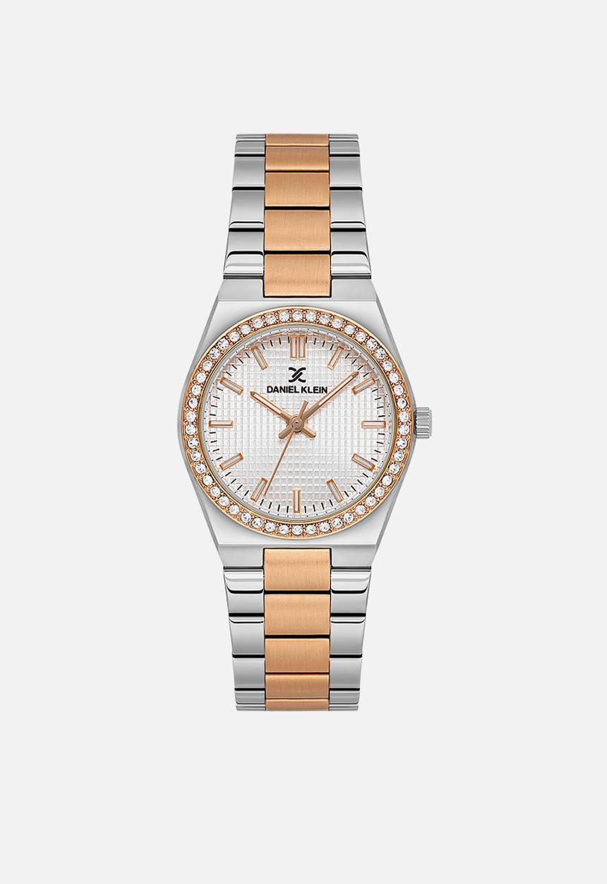 Daniel Klein - DK113949-6 Watch - Silver & Rose Gold