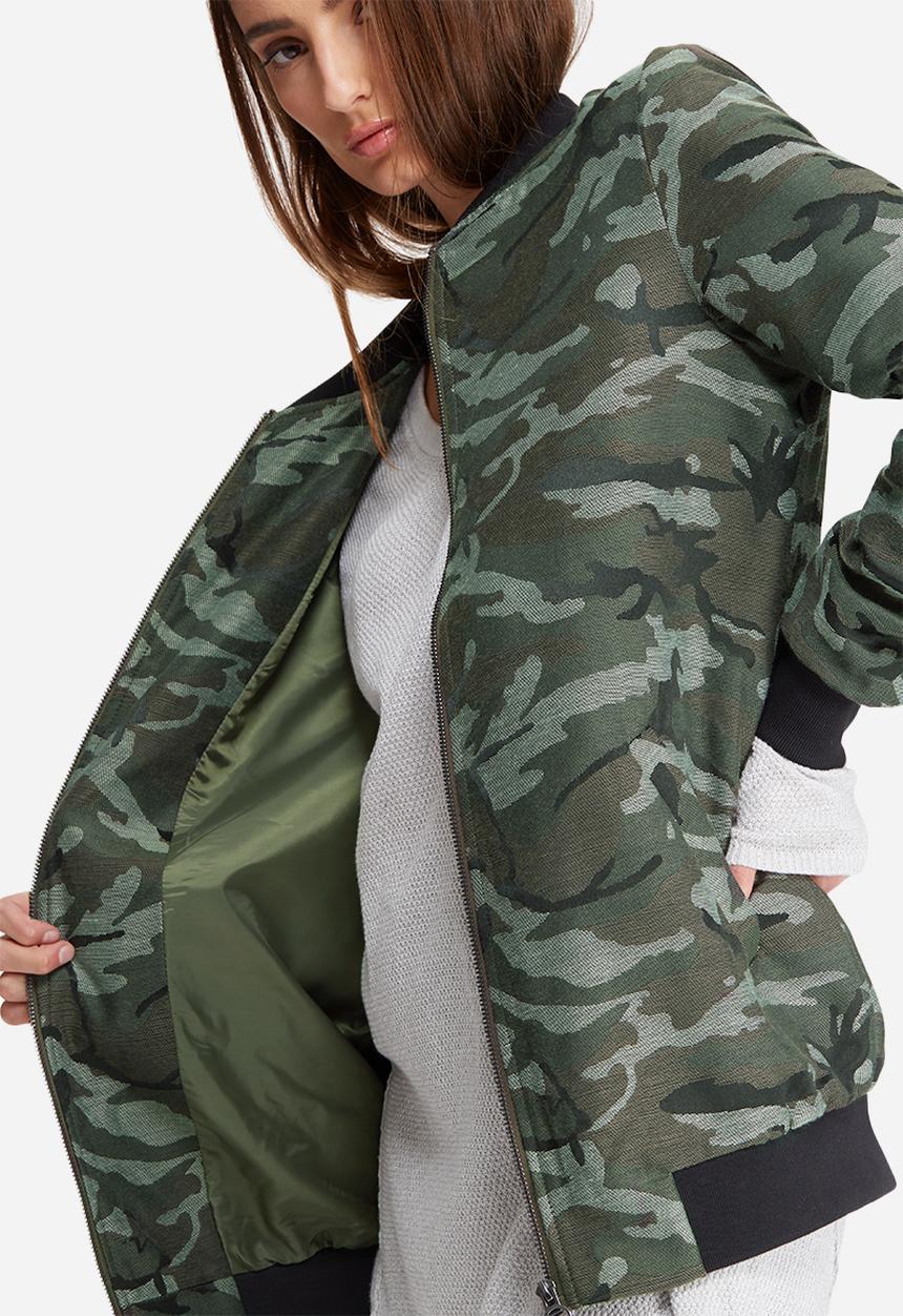 ONLY - Joyce camo jacquard bomber