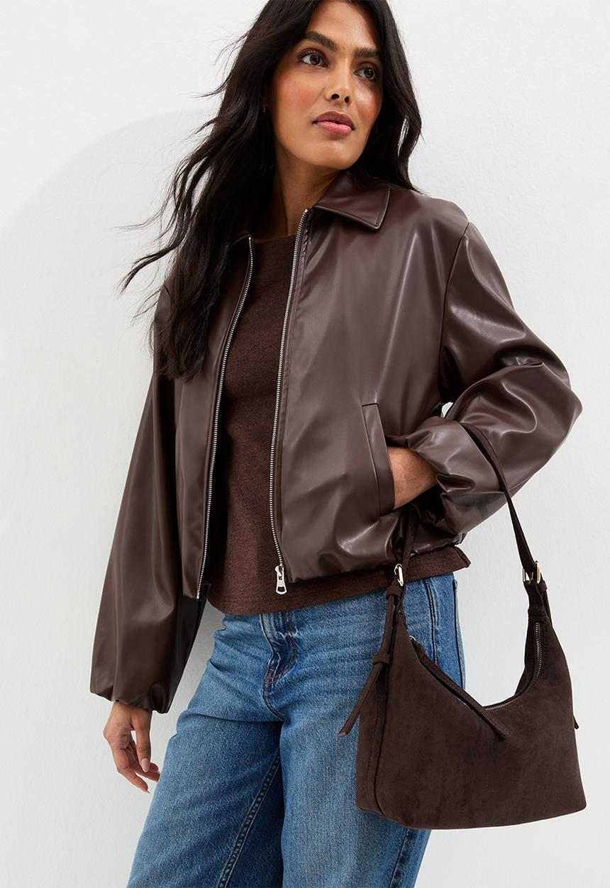 New Look - Soft Slouch Shoulder - Dark Brown