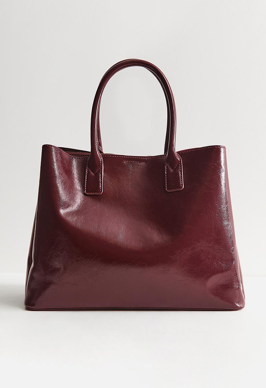 New Look - Anna Belted Hs - Dark Burgundy