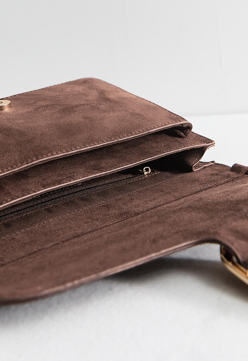 New Look - Alice Buckle Sdt Shoulder  - Dark Brown