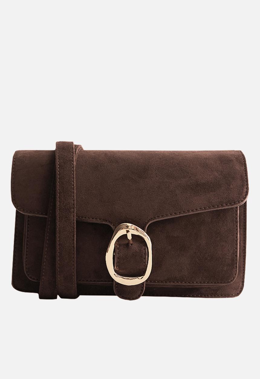 New Look - Alice Buckle Sdt Shoulder  - Dark Brown