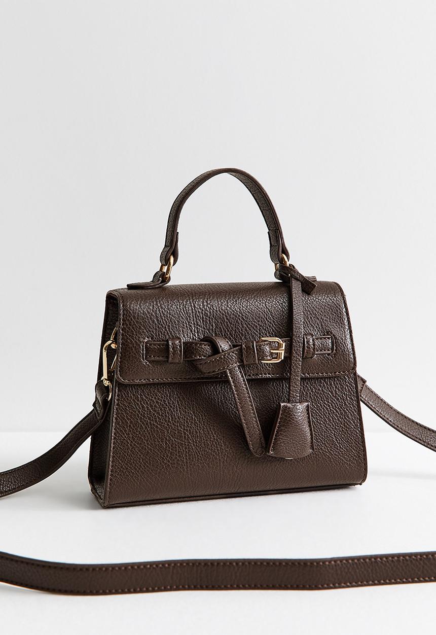 New Look - Bev Belted Front TH - Dark Brown