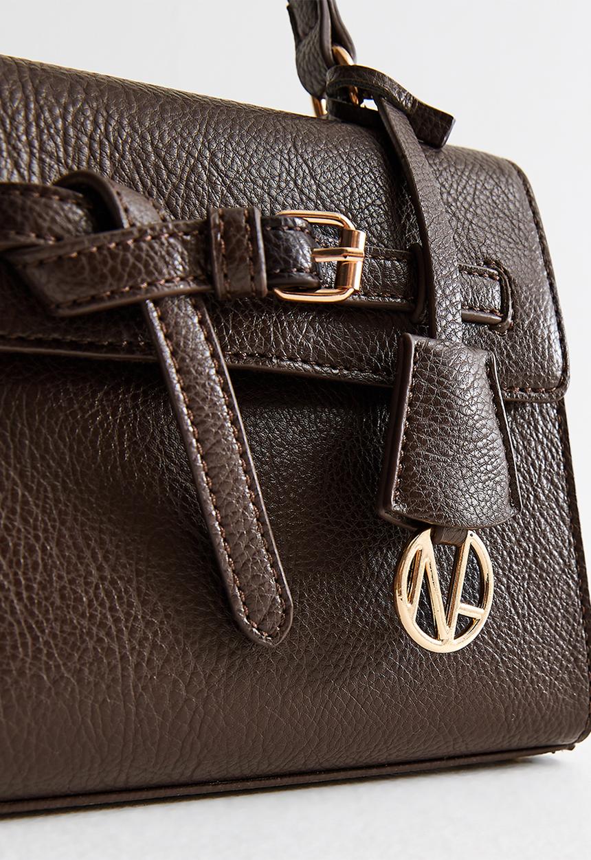 New Look - Bev Belted Front TH - Dark Brown