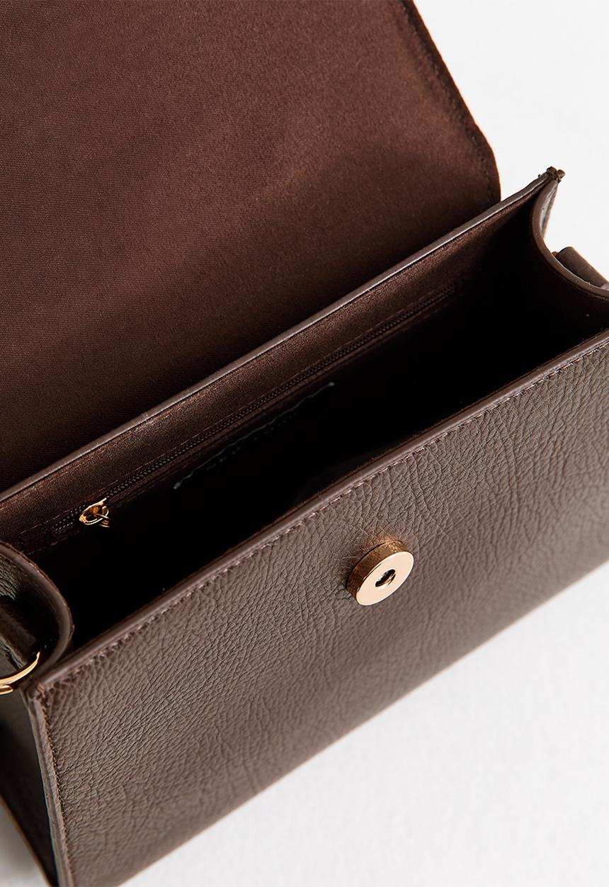 New Look - Bev Belted Front TH - Dark Brown