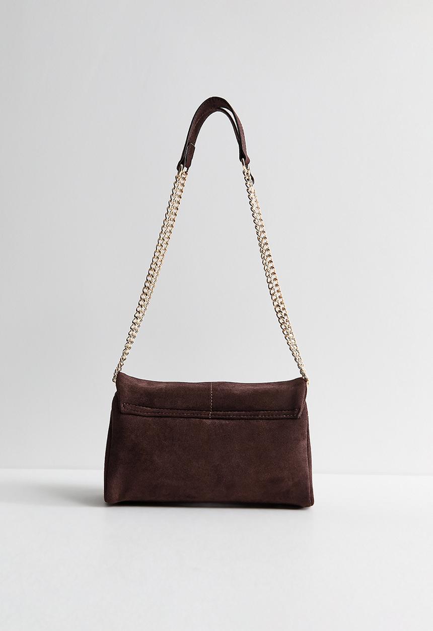 New Look - Quilted Stitch Front - Dark Brown