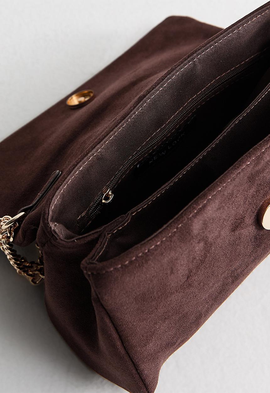 New Look - Quilted Stitch Front - Dark Brown