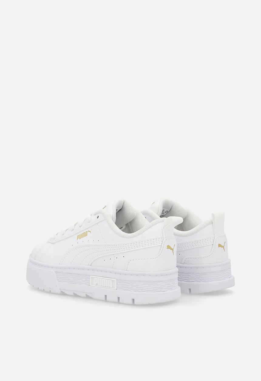 PUMA - Mayze Lth Ps - Puma White-Puma Team Gold
