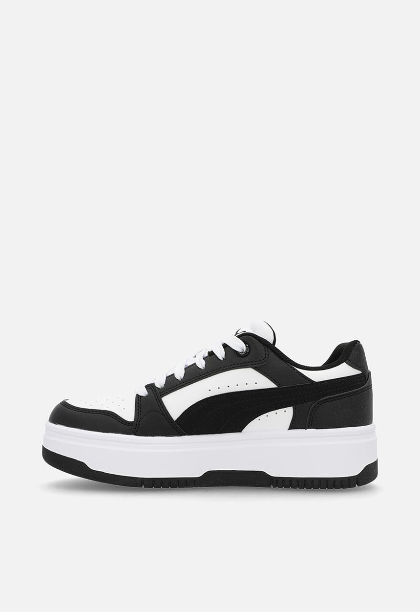 PUMA - Rebound Femme Jr - Puma White-Puma Black